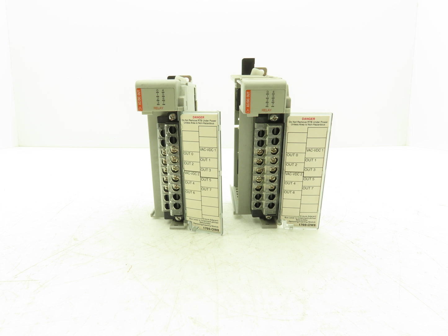Allen Bradley 1769-OW8 8PT Compact I/O Modules Ser B Rev 3 F/W 3.1 Lot of 2