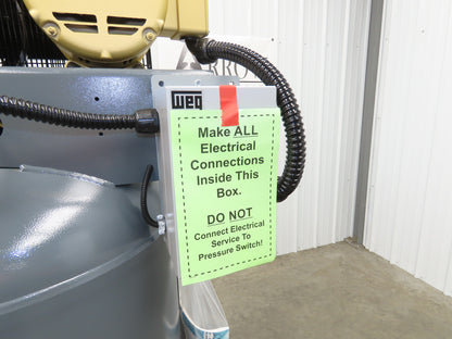 Atlas Copco CR5 Reciprocating Air Compressor 17CFM 5HP 460V 3Ph 80 Gal