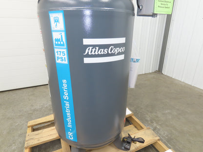 Atlas Copco CR5 Reciprocating Air Compressor 17CFM 5HP 460V 3Ph 80 Gal