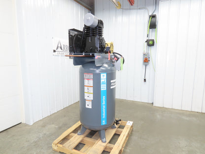 Atlas Copco CR5 Reciprocating Air Compressor 17CFM 5HP 460V 3Ph 80 Gal