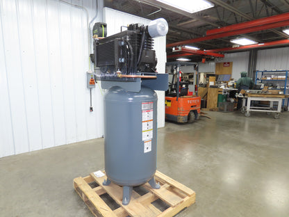 Atlas Copco CR5 Reciprocating Air Compressor 17CFM 5HP 460V 3Ph 80 Gal