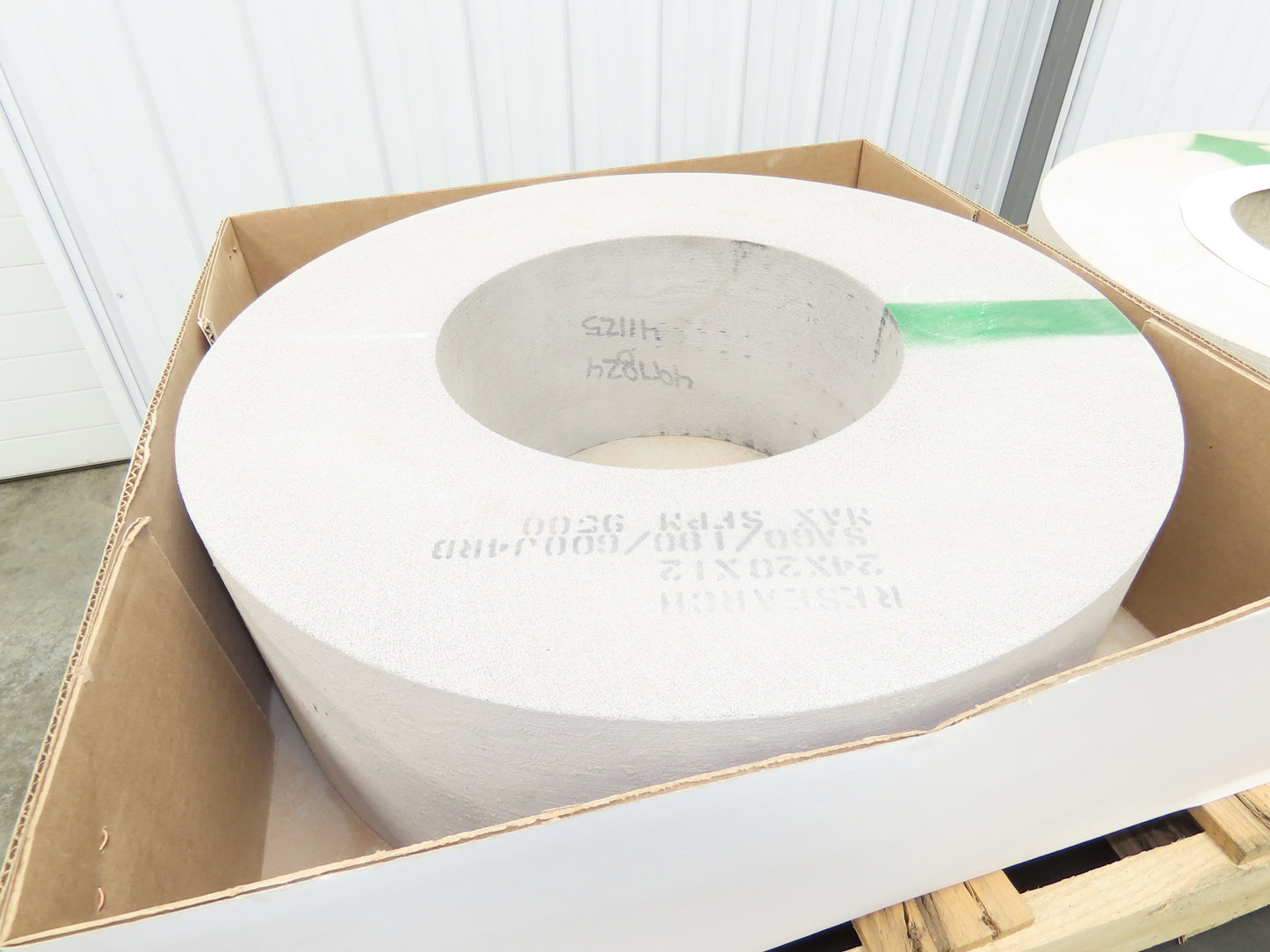 Research Abrasives 180/600J4RB Grinding Wheel 24x20x12" 180/600 Grit  Set of 3