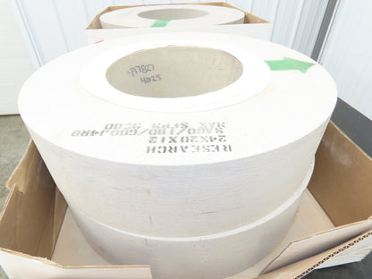 Research Abrasives 180/600J4RB Grinding Wheel 24x20x12" 180/600 Grit  Set of 3