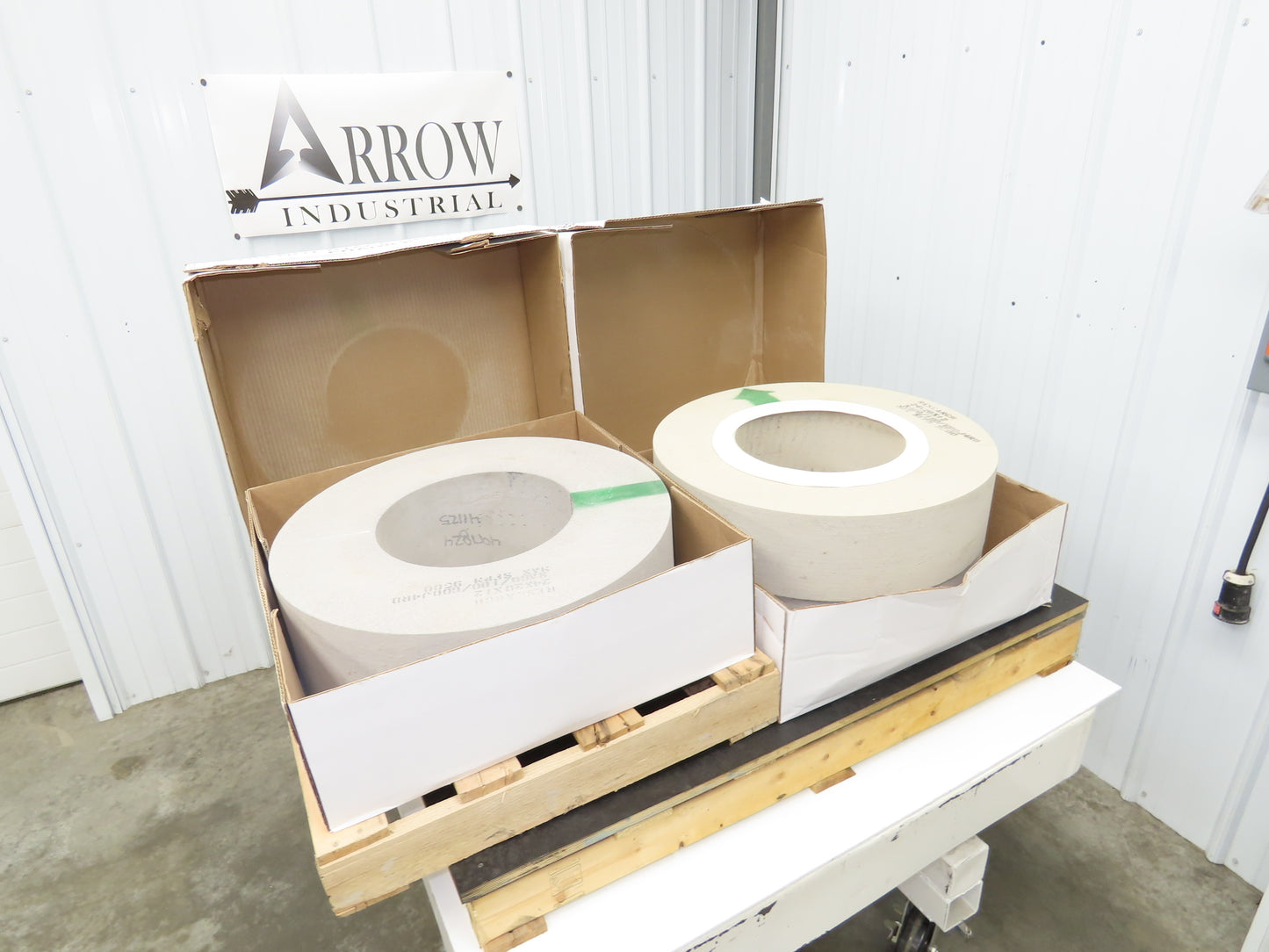 Research Abrasives 180/600J4RB Grinding Wheel 24x20x12" 180/600 Grit  Set of 3