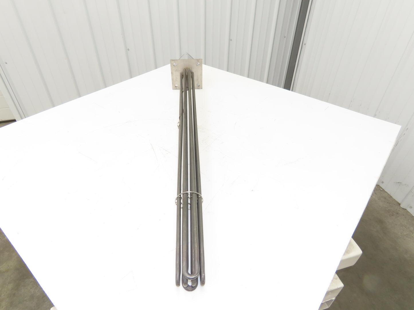 Watlow U6-29-260-6 Immersion Heater 30kw 480V 3PH 316SS 6" Sq Flange 39"L