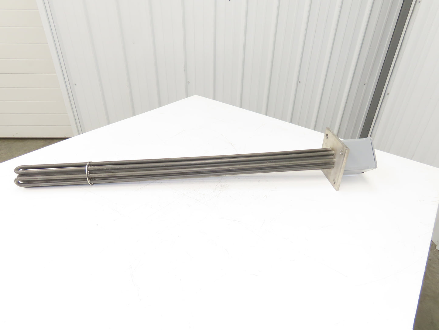 Watlow U6-29-260-6 Immersion Heater 30kw 480V 3PH 316SS 6" Sq Flange 39"L