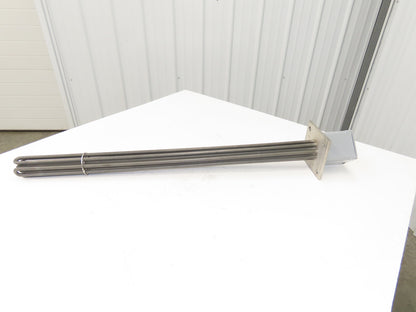 Watlow U6-29-260-6 Immersion Heater 30kw 480V 3PH 316SS 6" Sq Flange 39"L