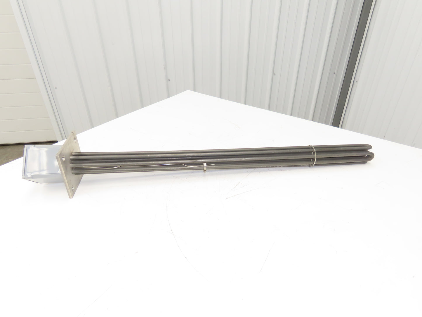 Watlow U6-29-260-6 Immersion Heater 30kw 480V 3PH 316SS 6" Sq Flange 39"L