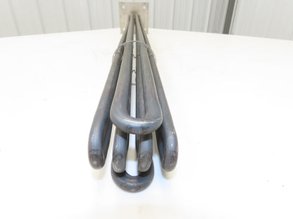 Watlow U6-29-260-6 Immersion Heater 30kw 480V 3PH 316SS 6" Sq Flange 39"L