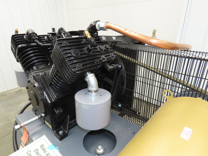 Atlas Copco CR15 Reciprocating Duplex Air Compressor 51CFM 15HP 460V 3Ph 120 Gal