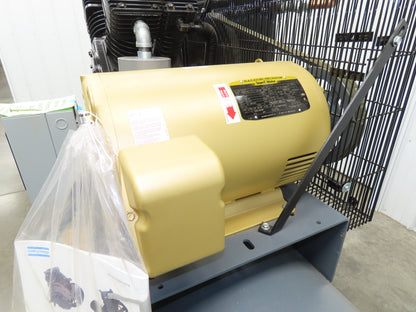 Atlas Copco CR15 Reciprocating Duplex Air Compressor 51CFM 15HP 460V 3Ph 120 Gal