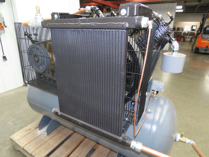 Atlas Copco CR15 Reciprocating Duplex Air Compressor 51CFM 15HP 460V 3Ph 120 Gal