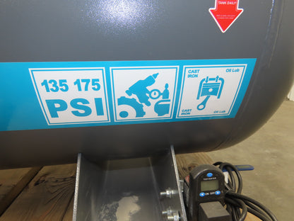 Atlas Copco CR15 Reciprocating Duplex Air Compressor 51CFM 15HP 460V 3Ph 120 Gal