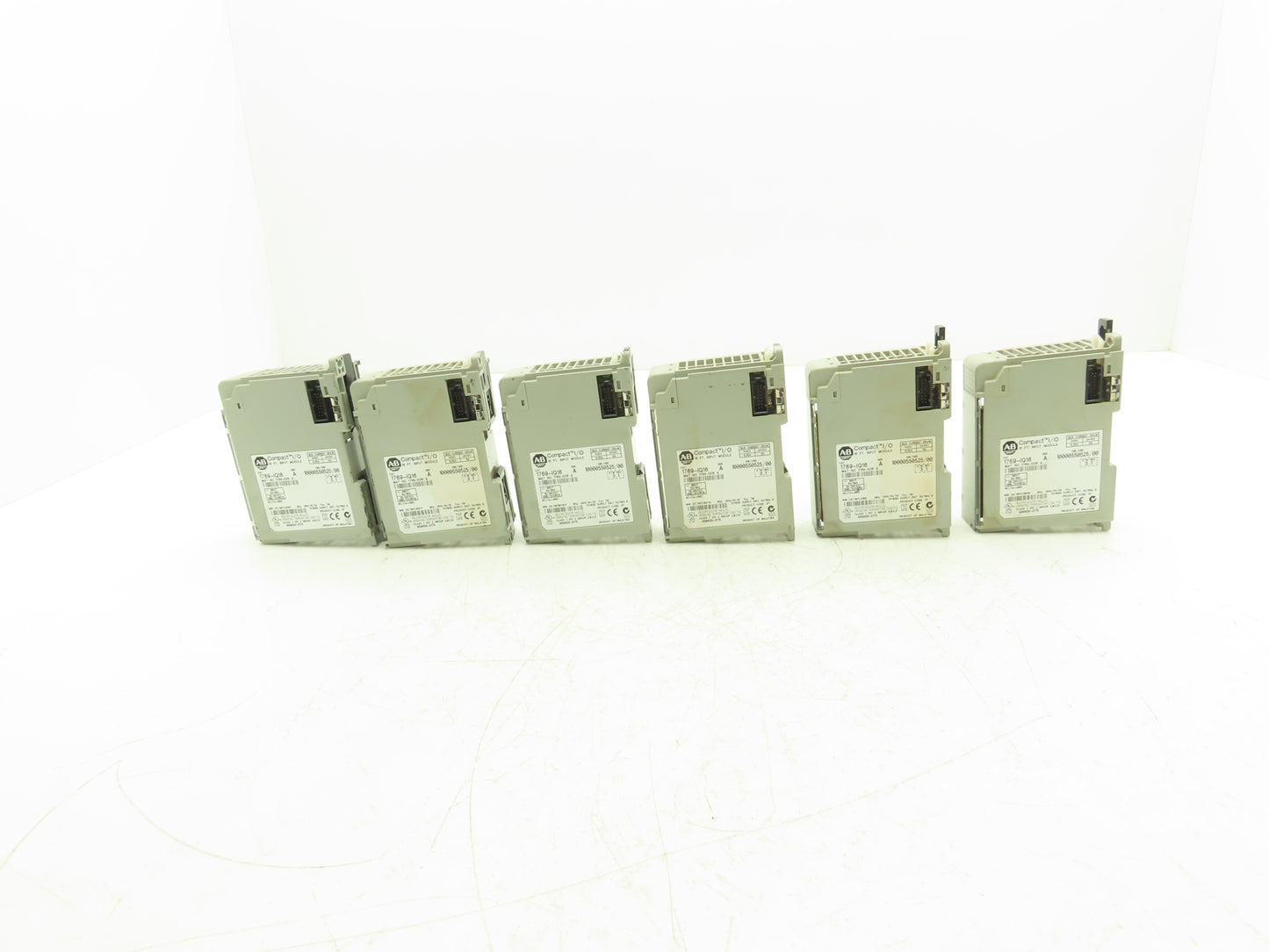 Allen Bradley 1769-IQ16 DC I/O Modules 16-Point 24VDC Ser A FW 3.1 Lot of 6