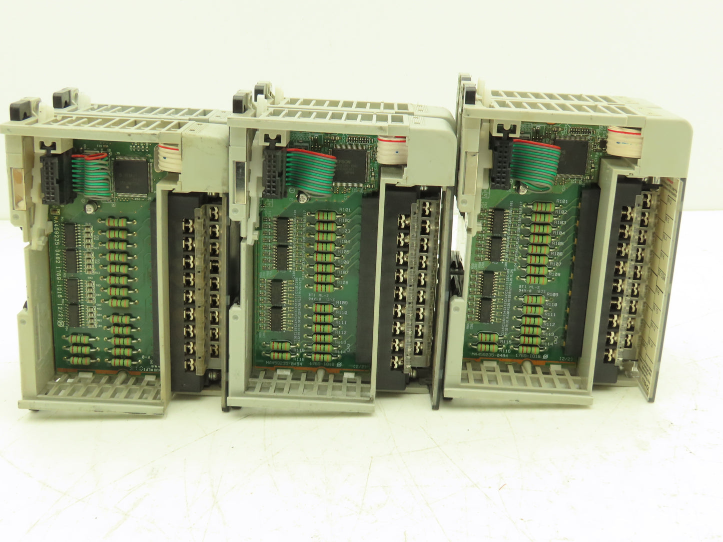 Allen Bradley 1769-IQ16 DC I/O Modules 16-Point 24VDC Ser A Mixed Lot of 6 READ
