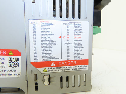 Allen Bradley 22A-D6P0N104 PowerFlex 4 AC Drive Variable Speed 3Hp 480V 3PH-READ