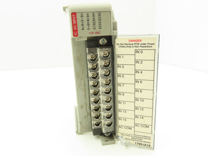 Allen Bradley 1769-IA16 Compact Logix I/O Input Module 16Pt Ser A FW 3.1