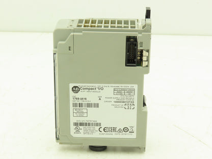 Allen Bradley 1769-IA16 Compact Logix I/O Input Module 16Pt Ser A FW 3.1