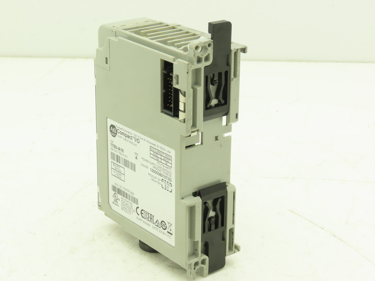 Allen Bradley 1769-IA16 Compact Logix I/O Input Module 16Pt Ser A FW 3.1