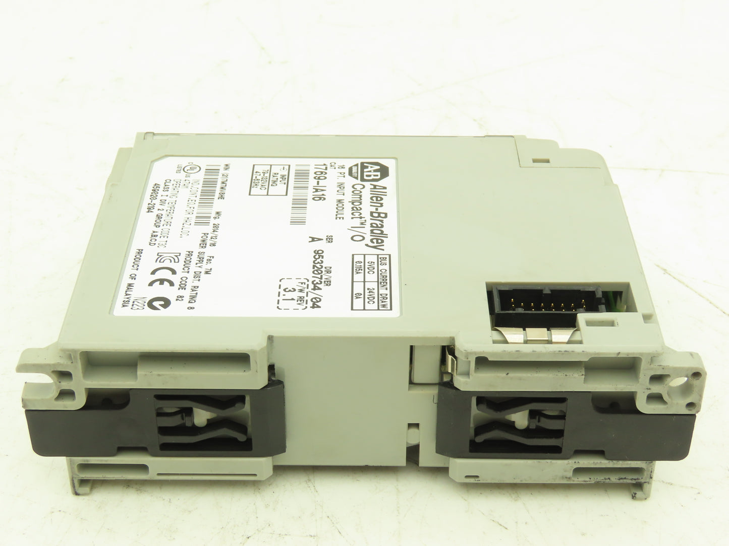 Allen Bradley 1769-IA16 Compact Logix I/O Input Module 16Pt Ser A FW 3.1