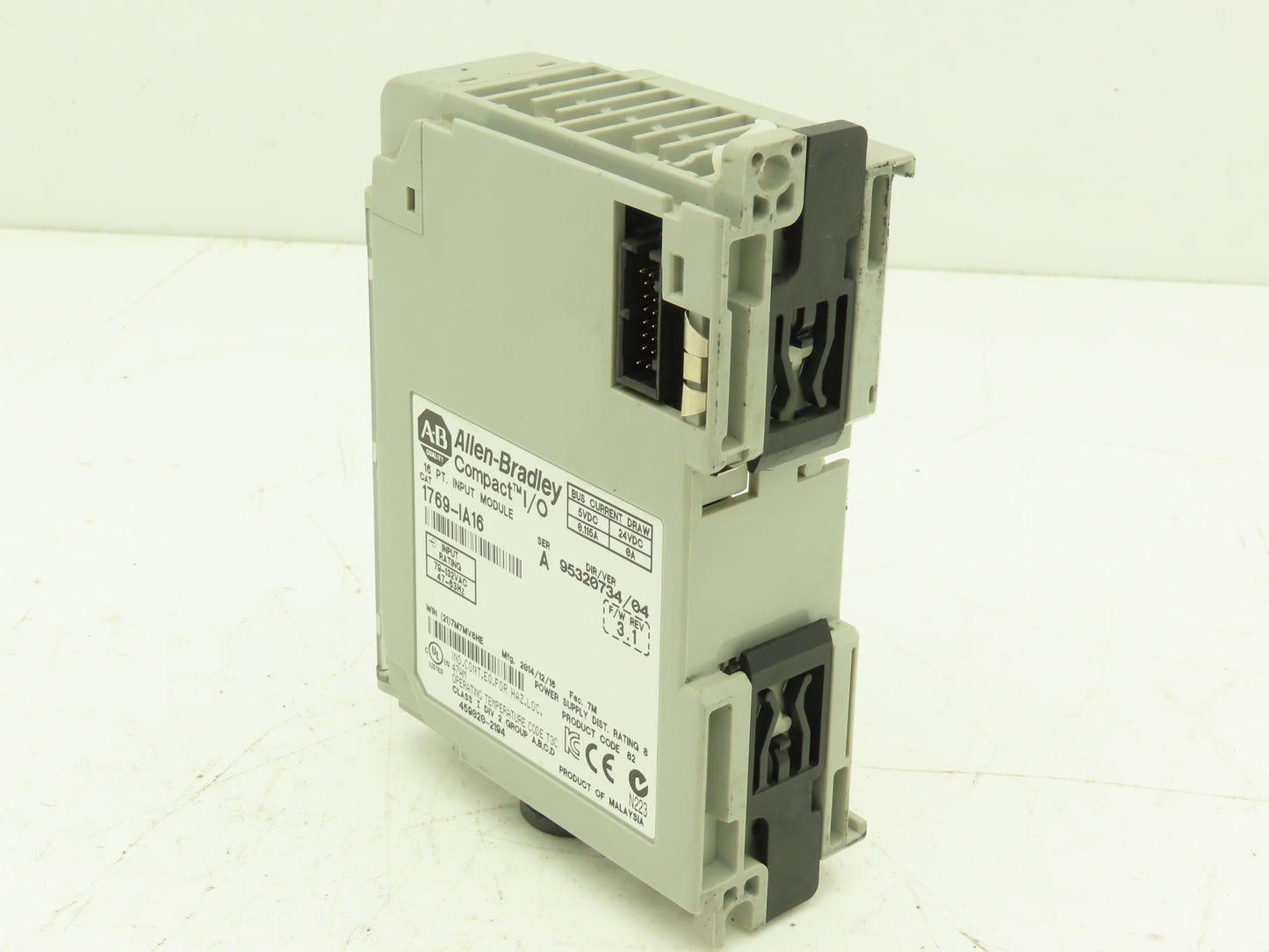 Allen Bradley 1769-IA16 Compact Logix I/O Input Module 16Pt Ser A FW 3.1