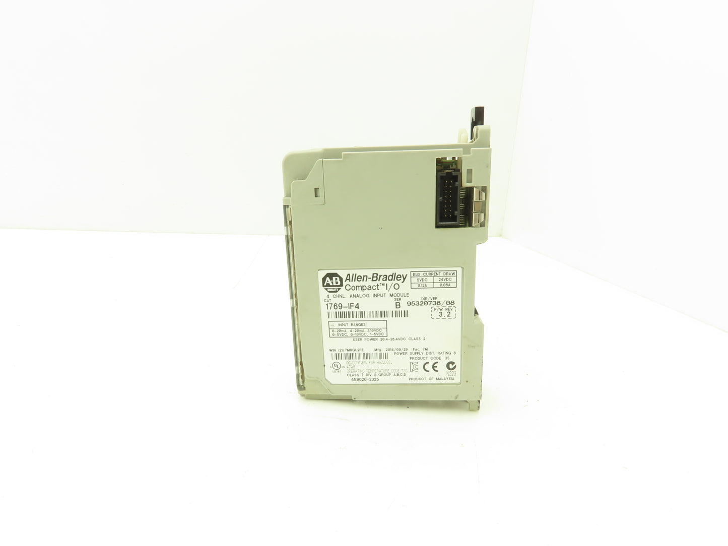 Allen Bradley 1769-IF4 Compact I/O Analog Input Module 24VDC Ser B FW 3.2