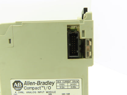 Allen Bradley 1769-IF4 Compact I/O Analog Input Module 24VDC Ser B FW 3.2