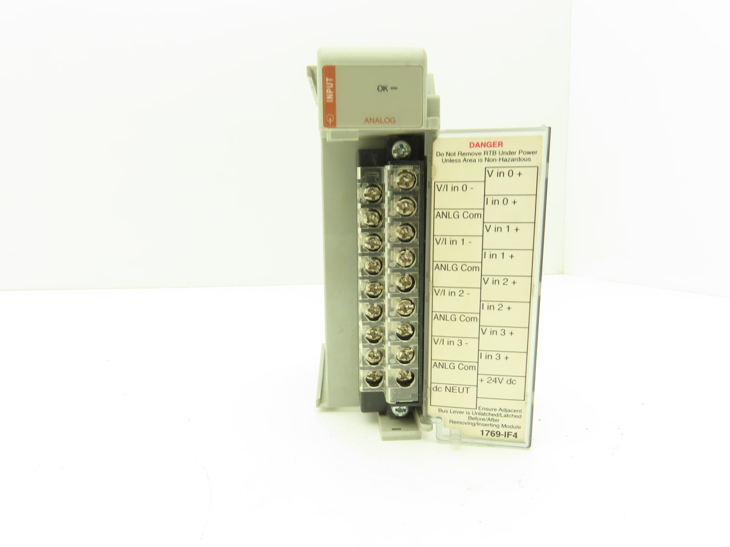 Allen Bradley 1769-IF4 Compact I/O Analog Input Module 24VDC Ser B FW 3.2