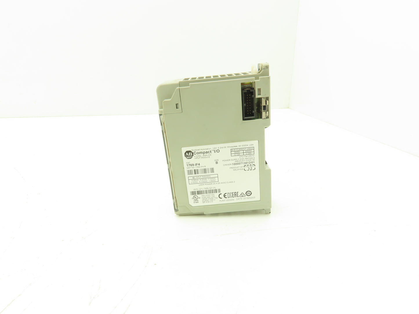 Allen Bradley 1769-IF4 Compact I/O Analog Input Module 24VDC Ser B FW 3.2
