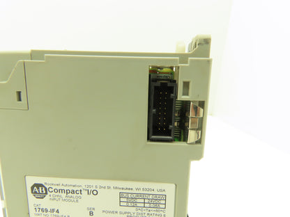 Allen Bradley 1769-IF4 Compact I/O Analog Input Module 24VDC Ser B FW 3.2