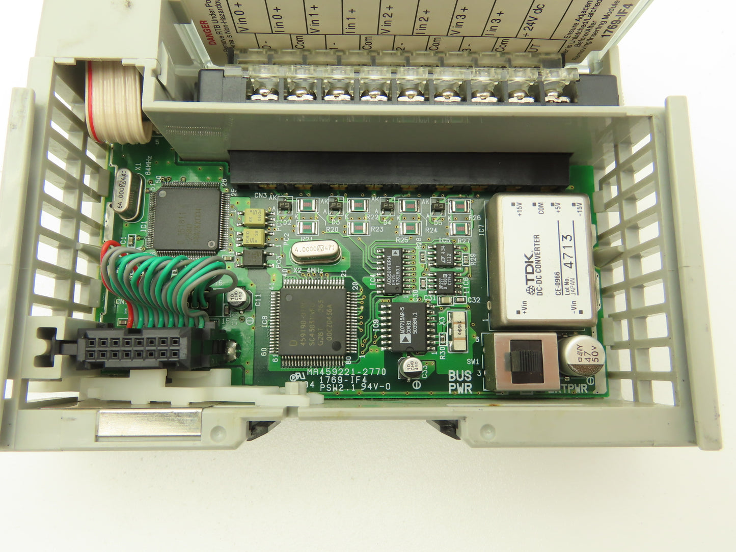 Allen Bradley 1769-IF4 Compact I/O Analog Input Module 24VDC Ser B Rev 1 FW 2.1