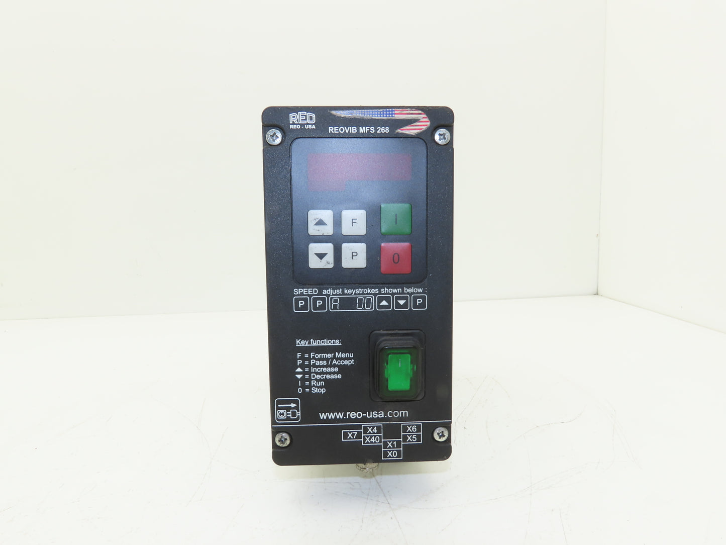 REO USA REOVIB MFS 268 Vibratory Conveyor Frequency Converter 110/240V 50/60Hz