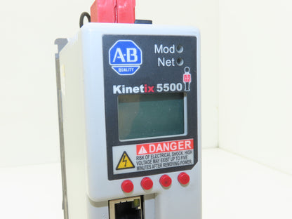 Allen Bradley 2198-H008-ERS Kinetix 5500 Servo Drive 460 VRMS 3Ph FW 7.001
