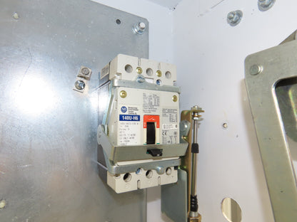 Hoffman Electrical Enclosure Control Panel 60x49x12" JIC 30A Breaker A60X4912