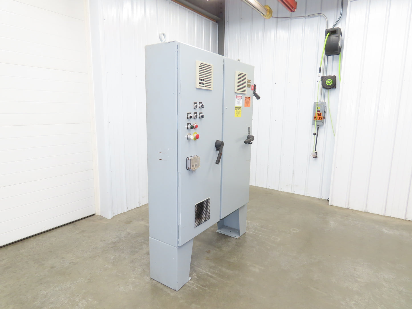 Hoffman Electrical Enclosure Control Panel 60x49x12" JIC 30A Breaker A60X4912