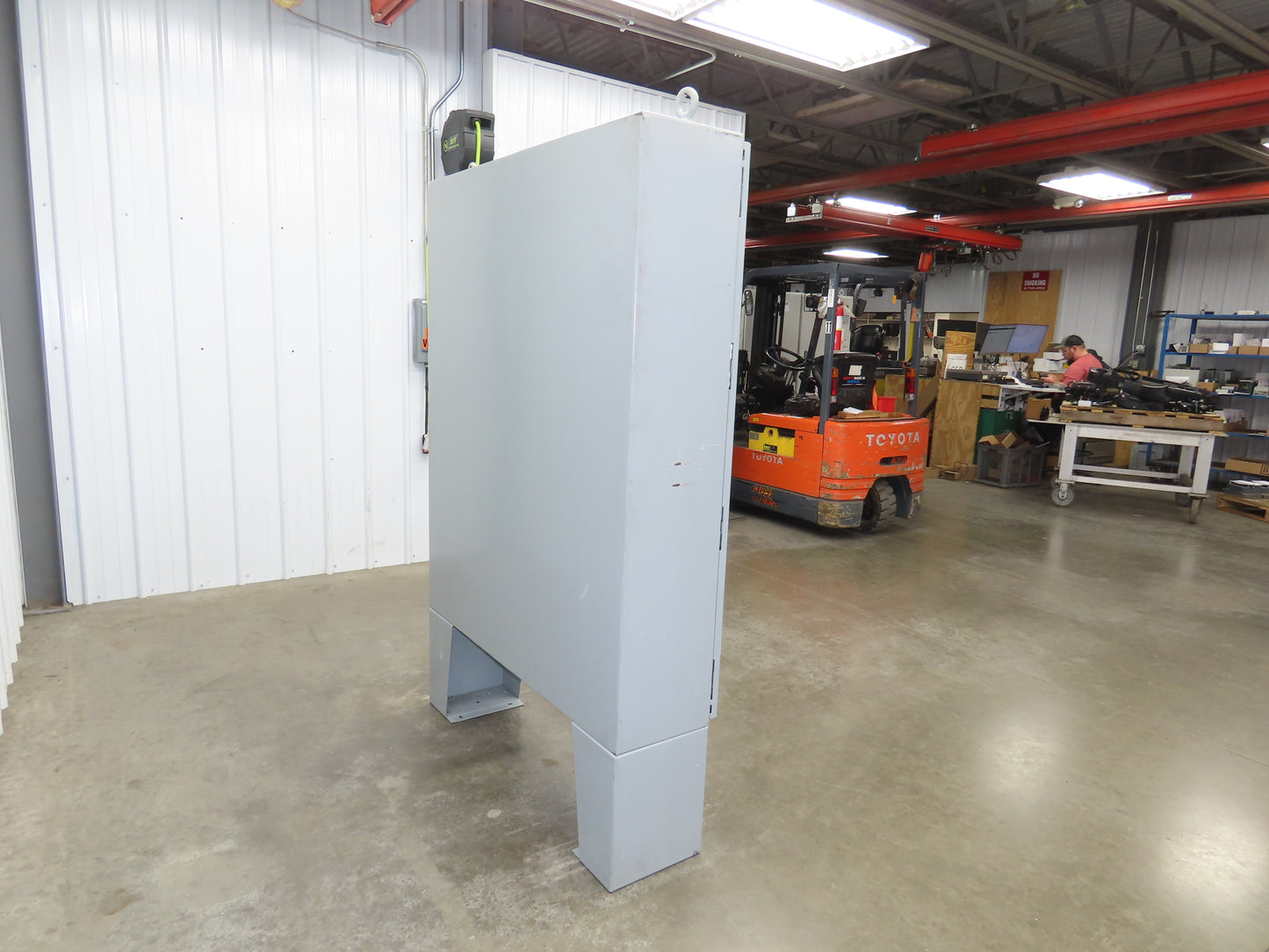 Hoffman Electrical Enclosure Control Panel 60x49x12" JIC 30A Breaker A60X4912