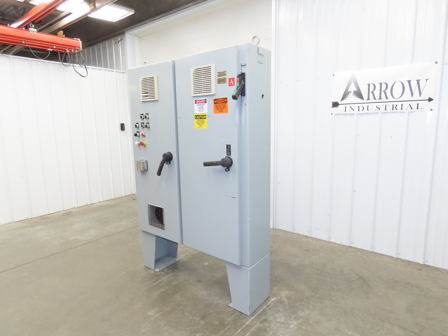 Hoffman Electrical Enclosure Control Panel 60x49x12" JIC 30A Breaker A60X4912