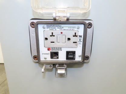 Hoffman Electrical Enclosure Control Panel 60x49x12" JIC 30A Breaker A60X4912