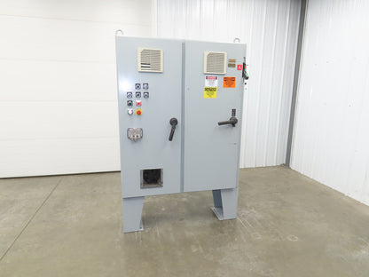 Hoffman Electrical Enclosure Control Panel 60x49x12" JIC 30A Breaker A60X4912