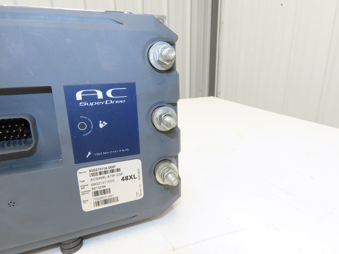 Danaher ACS48XL-875F-23P AC SuperDrive Forklift Motor Controller 48V Off E80XN