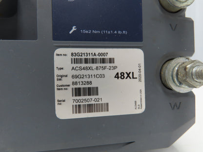 Danaher ACS48XL-875F-23P AC SuperDrive Forklift Motor Controller 48V Off E80XN