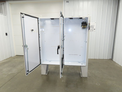Hoffman Electrical Enclosure Control Panel 60x61x12" JIC 60A Disconnect A60X6112