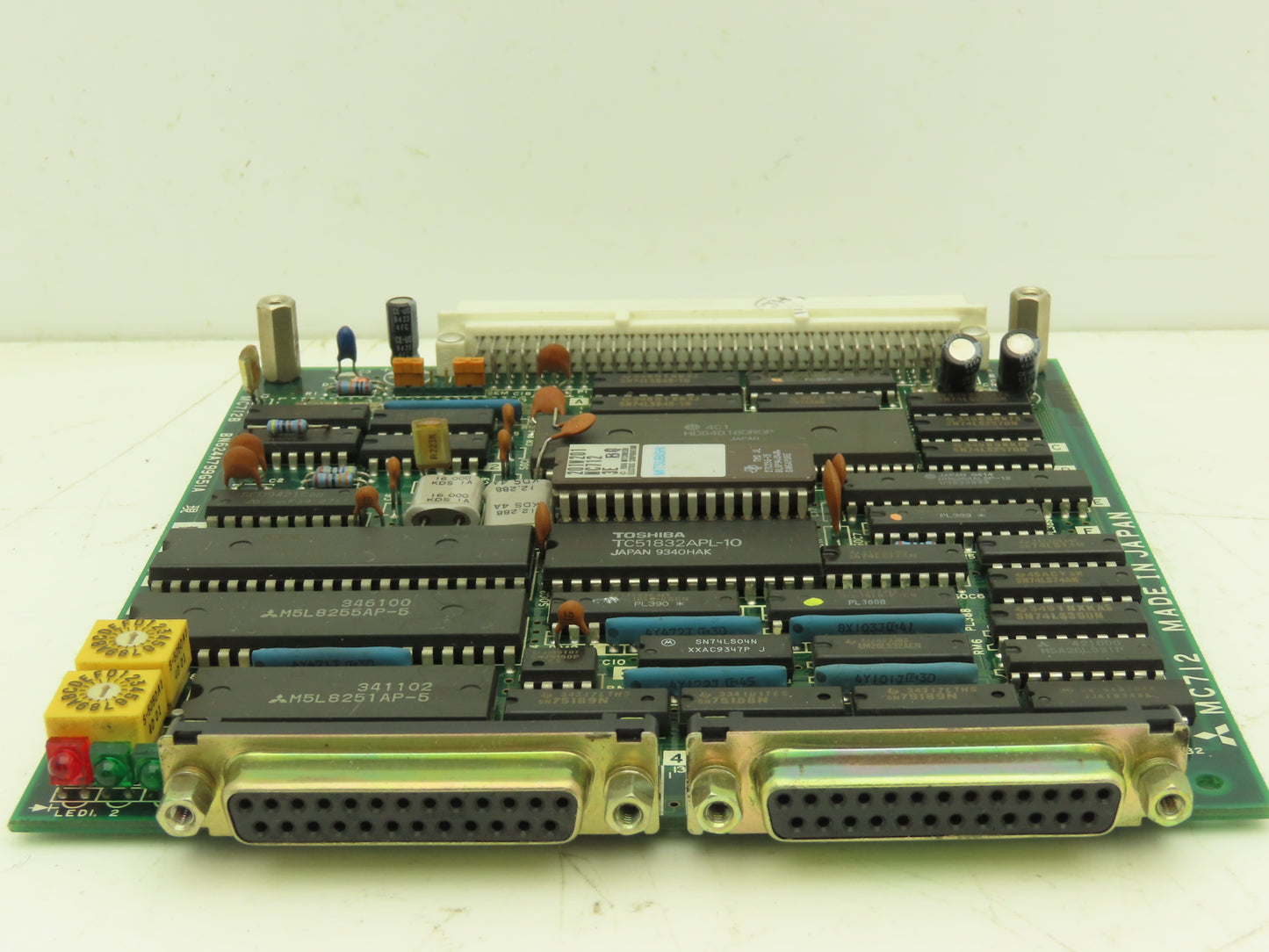 Mitsubishi Mazak BN624A799G51A PCB Slot Rack Printed Circuit Board Card MC712B