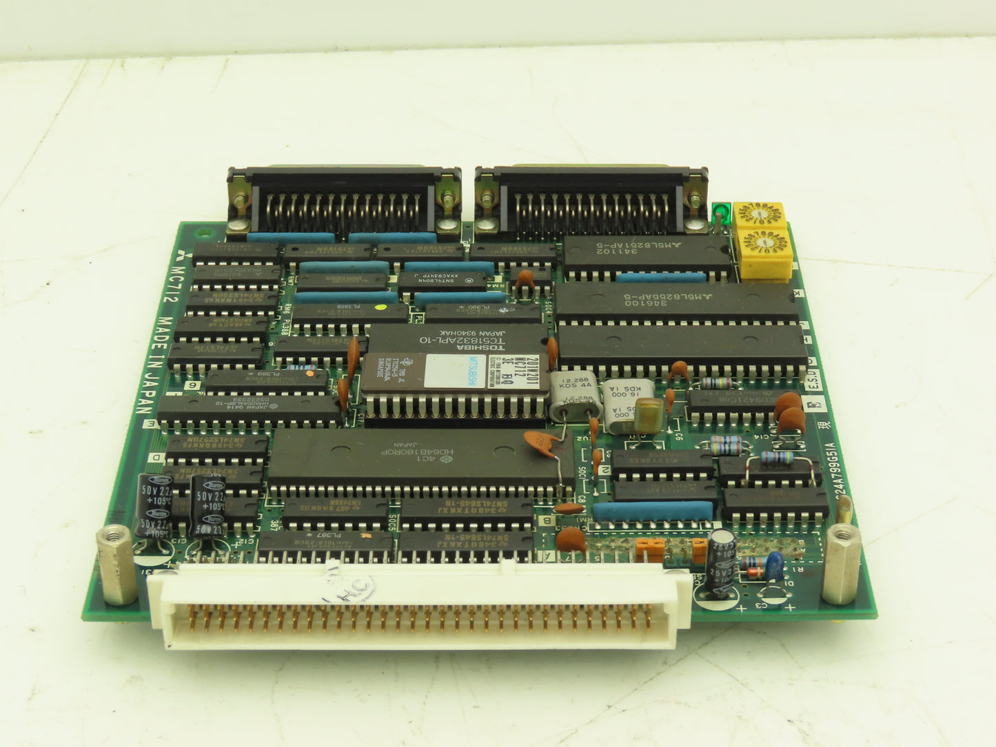 Mitsubishi Mazak BN624A799G51A PCB Slot Rack Printed Circuit Board Card MC712B