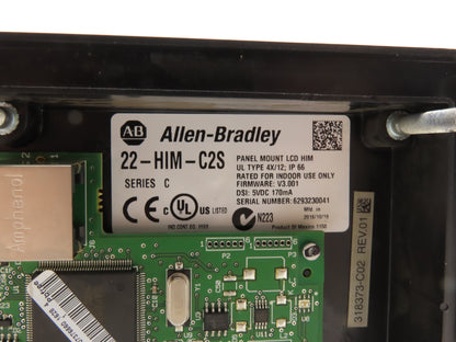 Allen Bradley 22-HIM-C2S Panel Mount LCD HIM Drive Keypad Control
