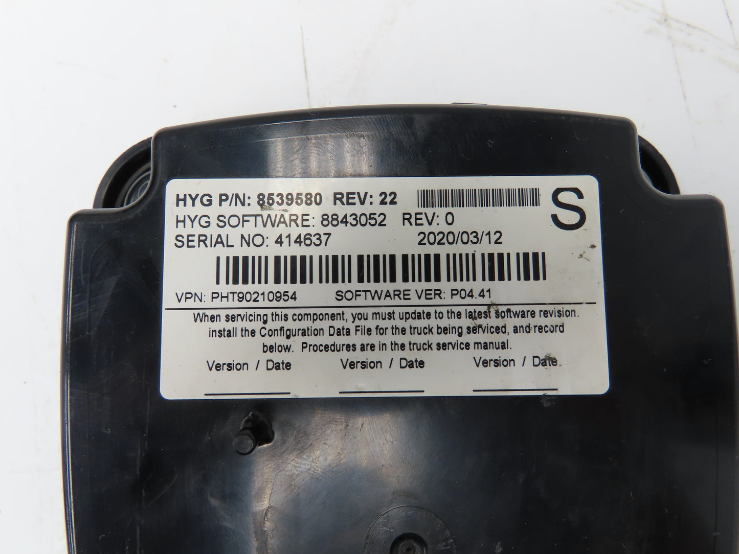 Hyster 8539580 Forklift Display Controller Module W/Key Off E80XN READ