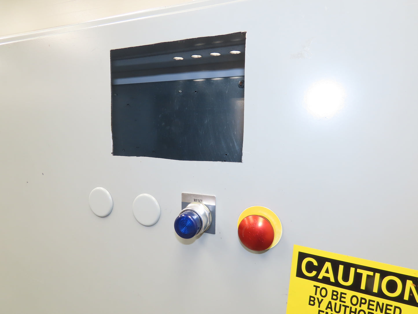 Hoffman Electrical Enclosure Control Panel 48x38x12" JIC 50A Breaker A60SA3812