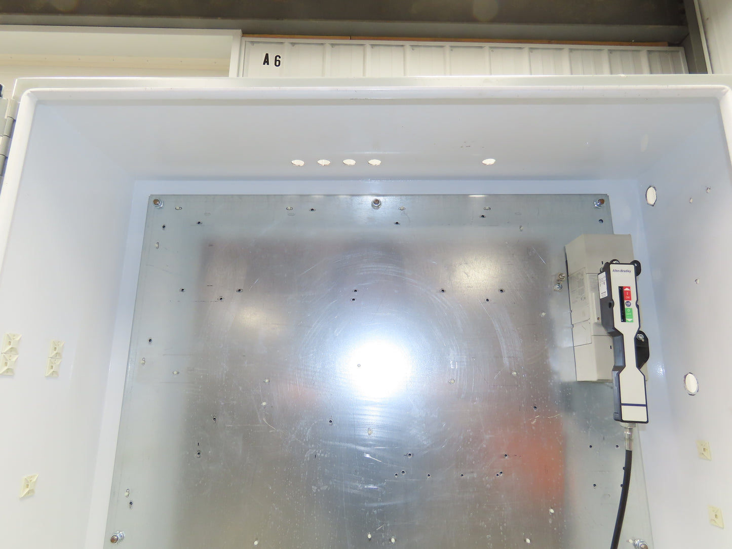 Hoffman Electrical Enclosure Control Panel 48x38x12" JIC 50A Breaker A60SA3812