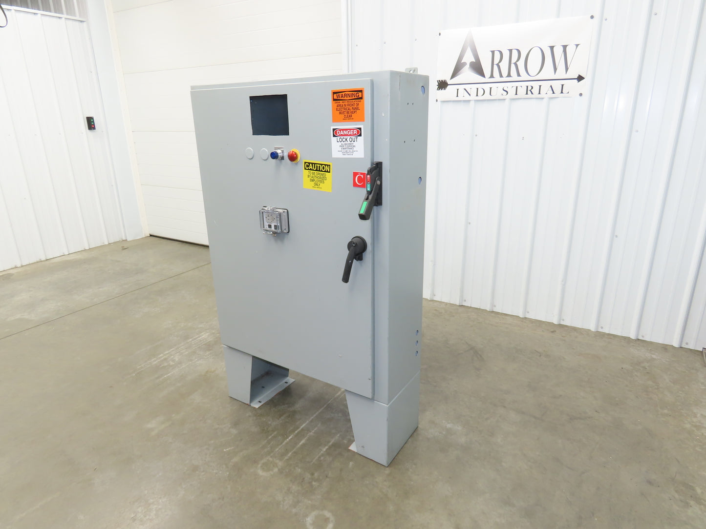 Hoffman Electrical Enclosure Control Panel 48x38x12" JIC 50A Breaker A60SA3812