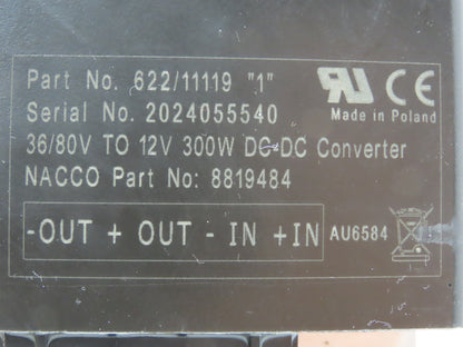 Sevcon 622/11119 Power Converter 36/88VDC To 12VDC Off Hyster E80XN